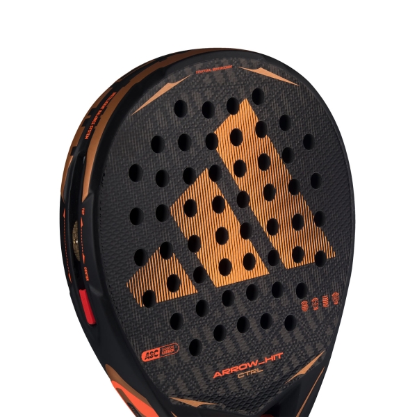 adidas Arrow Hit CTRL Padel - Black/Orange