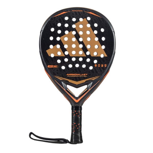 adidas Arrow Hit Carbon CTRL Padel - Anthracite/Orange
