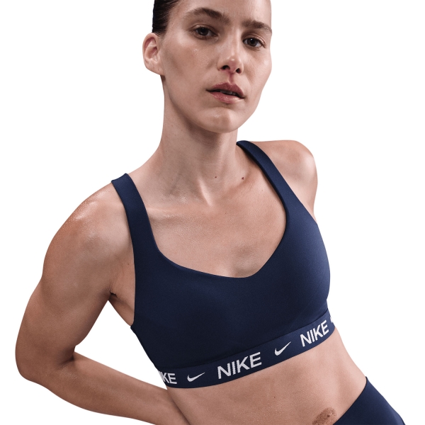 Nike Indy Swoosh Sujetador Deportivo - Midnight Navy
