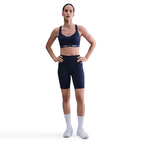 Nike Indy Swoosh Sujetador Deportivo - Midnight Navy