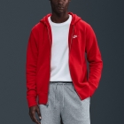 Nike Club Fleece Hoodie - University Red/White