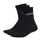 adidas Linear Cushioned x 3 Calze - Black/White adidas Linear Cushioned x 3 Calze - Black/White