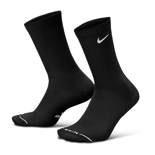 Nike Everyday Elevated Crew x 3 Calze - Black