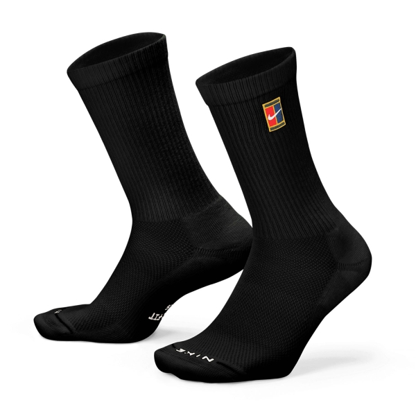Nike Court Everyday Elevated x 3 Calze - Black