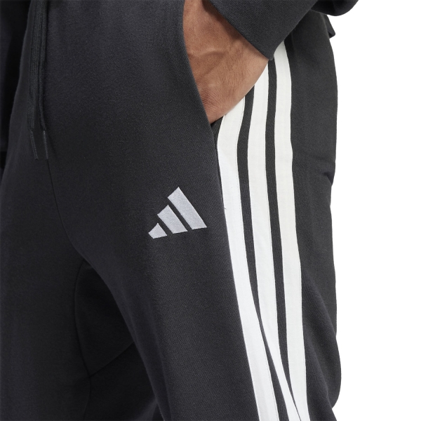 adidas Essential 3-Stripes Pants - Black/White