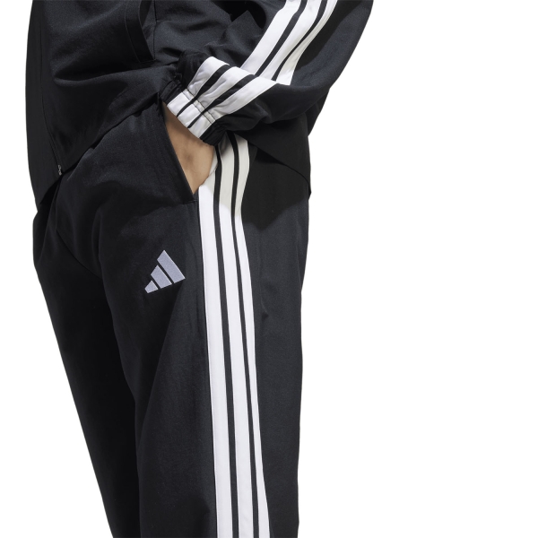 adidas 3 Stripes Tracksuit - Black