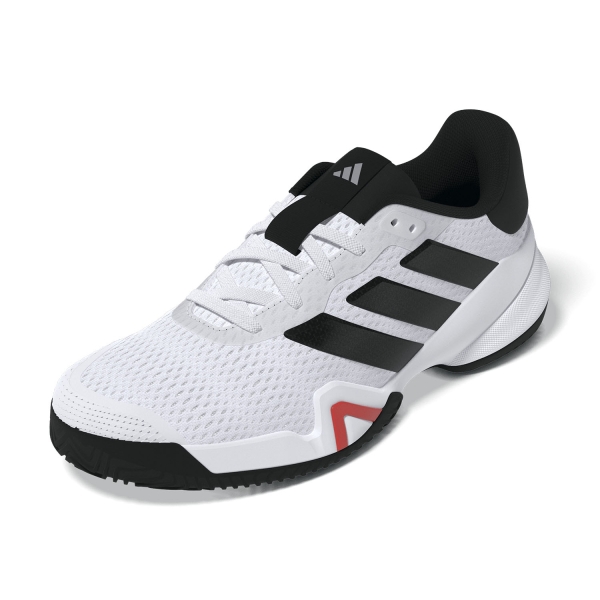 adidas Barricade Bambini - FTWR White/Core Black/Lucid Red