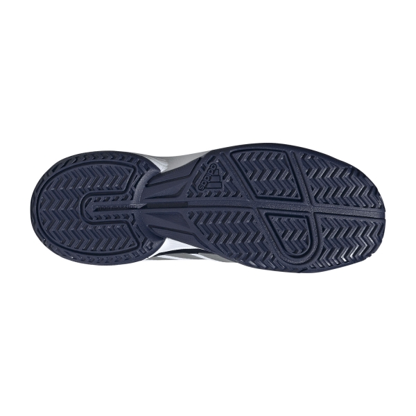 adidas Crazyquick Padel Bambini - FTWR White/Silver Metallic/Dark Blue