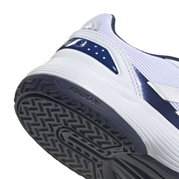 adidas Crazyquick Padel Bambini - FTWR White/Silver Metallic/Dark Blue