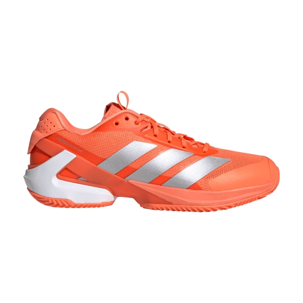 Zapatillas Padel Hombre adidas ADIZERO Ubersonic 5 Clay  Lucid Orange/Silver Metallic/Core Black JR1737