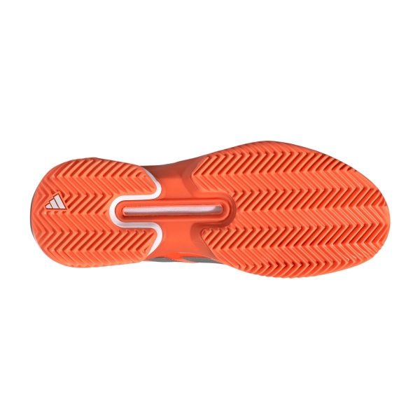 adidas ADIZERO Ubersonic 5 Clay - Lucid Orange/Silver Metallic/Core Black