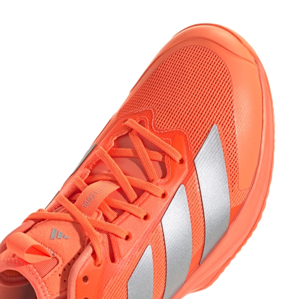 adidas ADIZERO Ubersonic 5 Clay - Lucid Orange/Silver Metallic/Core Black