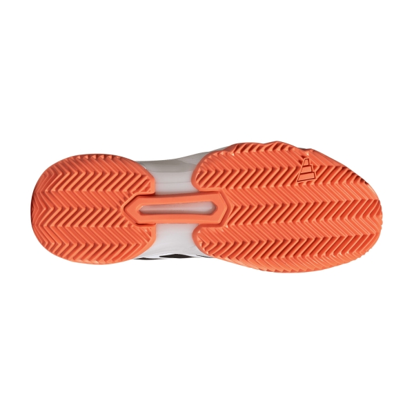 adidas Courtjam Control 3 Clay - FTWR White/Core Black/Lucid Orange