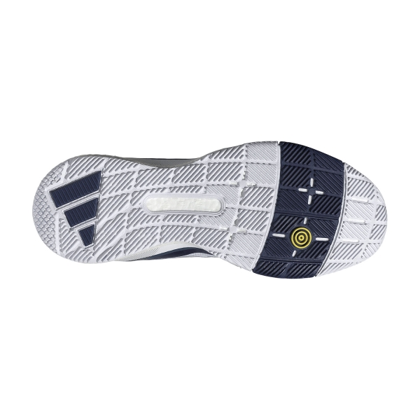 adidas Crazyquick Boost Padel - FTWR White/Silver Metallic/Dark Blue