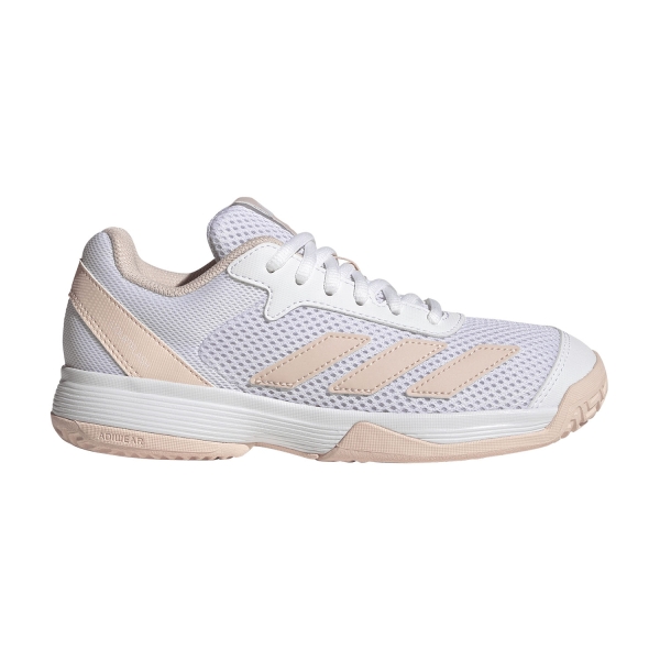 Junior's Padel Shoes adidas Courtflash Junior  FTWR White/Wonder Quartz JR4449