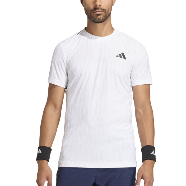 Maglietta Padel Uomo adidas FreeLift Airchill Maglietta  White KA5894