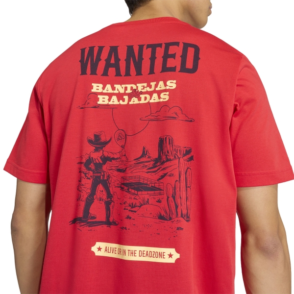adidas Wanted T-Shirt - Pure Ruby
