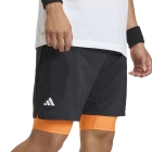 adidas Club CLIMACOOL 2 in 1 7in Shorts - Black/Pure Orange