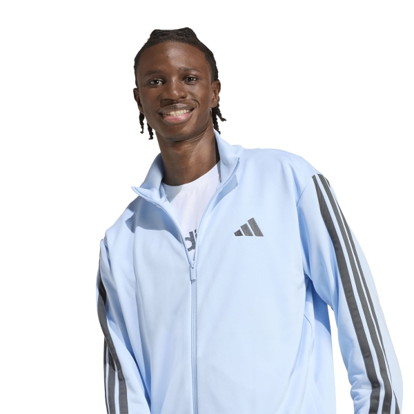 adidas Three Stripes Bodysuit - Glow Blue