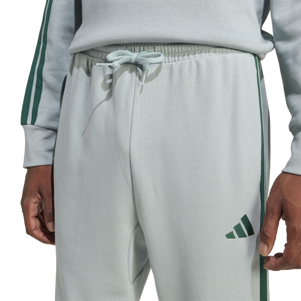 adidas Essential 3-Stripes Pants - Wonder Sage/Collegiate Green