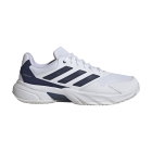 adidas Courtjam Control 3 Clay - FTWR WHITE/Dark Blue/Cyver Metallic adidas Courtjam Control 3 Clay - FTWR WHITE/Dark Blue/Cyver Metallic