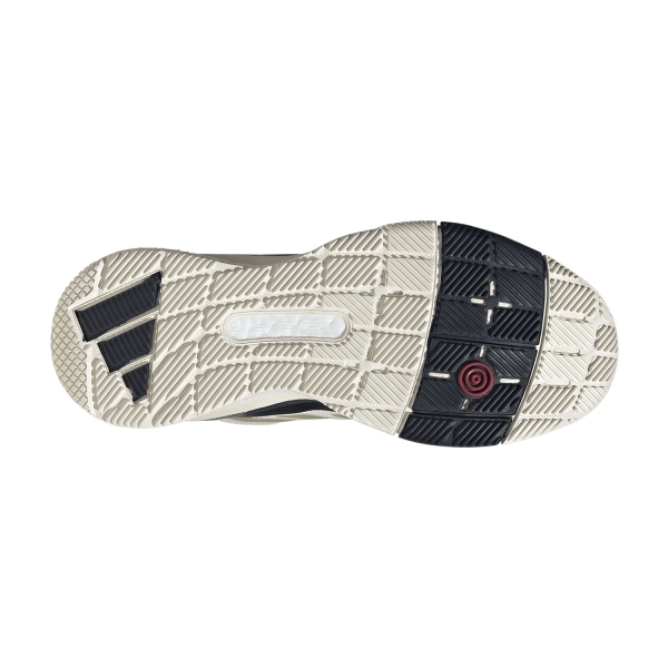 adidas Crazyquick Boost Padel - Chalk White/Ice Gold Metallic/Team Victory Red