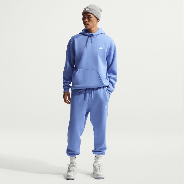 Nike Club Hoodie - Royal Pulse/White