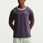 Nike Court Advantage Dri-FIT Maglietta - Dark Raisin/Volt Tint/White Nike Court Advantage Dri-FIT Maglietta - Dark Raisin/Volt Tint/White