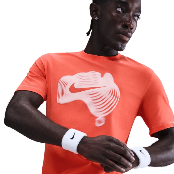 Nike Court Dri-FIT Camiseta - Turf Orange/Sail