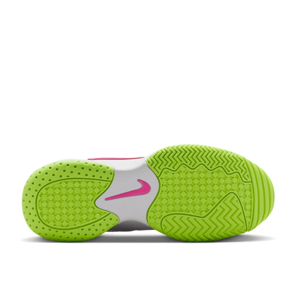 Nike Court Lite 2 Bambini - White/Laser Fuchsia/Hot Lime/Grey Fog