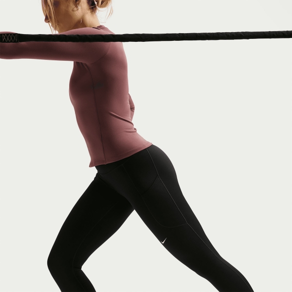 Nike One Logo 7/8 Tights - Black/White