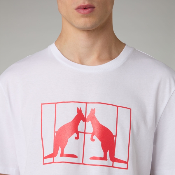 Australian Gemini Camiseta - Bianco/Rosso