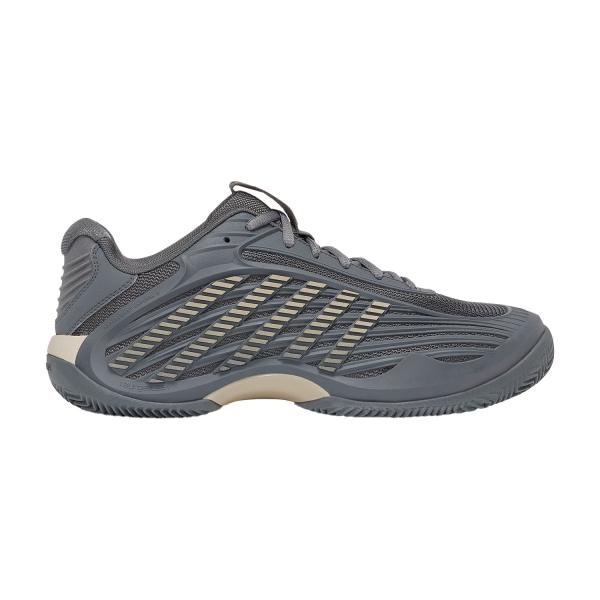 Men's Padel Shoes KSwiss Hypercourt Express 3 Clay  Whitecap Gray/Pale Khaki/Turbulence 04604082M