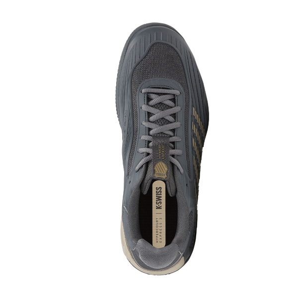 K-Swiss Hypercourt Express 3 Clay - Whitecap Gray/Pale Khaki/Turbulence