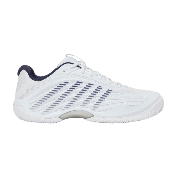 Scarpe Padel Uomo KSwiss Hypercourt Express 3 Clay  White/Peacoat/Silver 04604161M