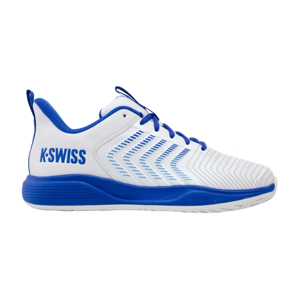 Men's Padel Shoes KSwiss Ultrashot Light  White/Dazzling Blue 04767158M