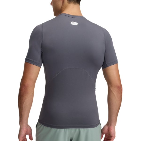 Under Armour HeatGear Compression Camiseta - Castlerock/White