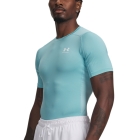 Under Armour HeatGear Compression Camiseta - Blue Haze/White Under Armour HeatGear Compression Camiseta - Blue Haze/White