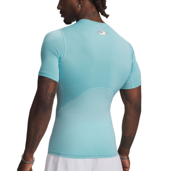 Under Armour HeatGear Compression Camiseta - Blue Haze/White