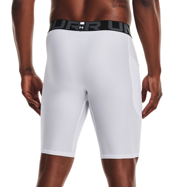 Under Armour HeatGear Pro Mallas Cortas - White/Black