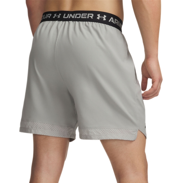 Under Armour Vanish Woven 6in Shorts - Titanium/Ultimate Black