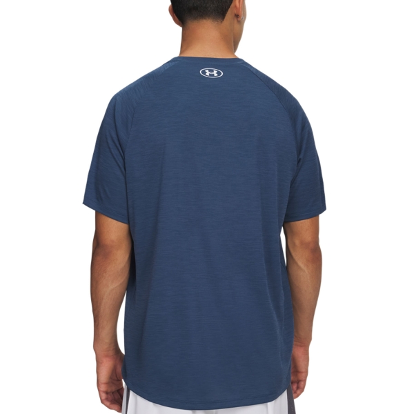 Under Armour Textured Camiseta - Wham Blue/White