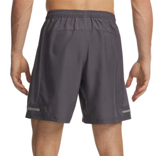 Under Armour Tech Utility 8in Pantaloncini - Castlerock/Orange Bloc