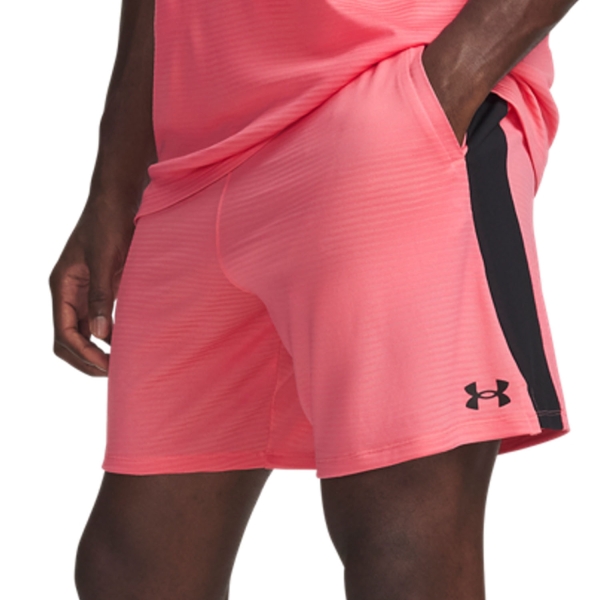Shorts Padel Hombre Under Armour Tech Vent VHS 7in Shorts  Bittersweet Pink/Black 60108590600