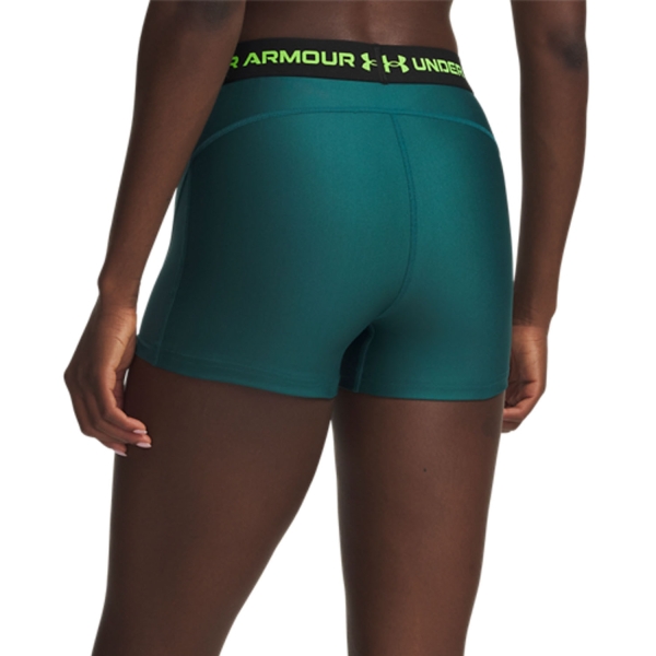 Under Armour Heatgear 3in Shorts - Rack Green/Hyper Green