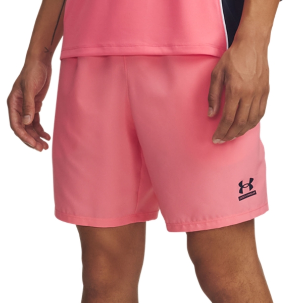 Men's Padel Shorts Under Armour Tech 7in Shorts  Bittersweet Pink/Academy 60146390600
