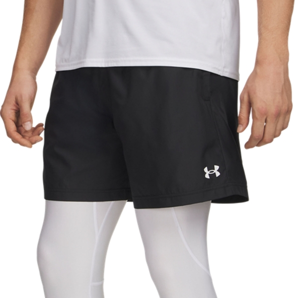 Shorts Padel Hombre Under Armour Tech Woven 7in Shorts  Black/White 60151160001