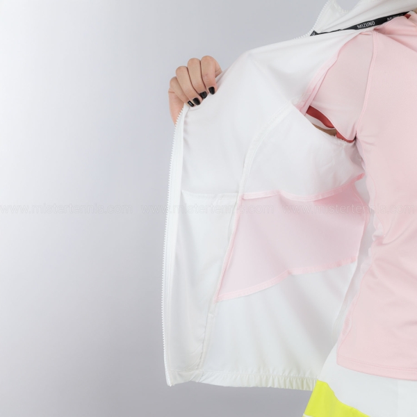 Mizuno Frontier Shadow Logo Jacket - White