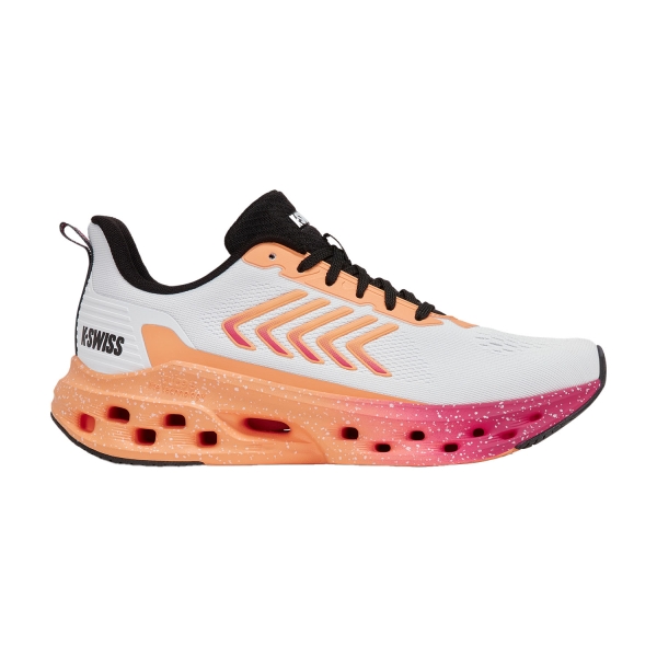 Women's Padel Shoes KSwiss Melrose Tubes Lite  White/Peach Cobbler/Cabaret/Black 94494171M
