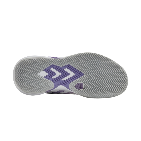 K-Swiss Ultrashot Team 2 Clay - White/Purple Haze/Lunar Rock